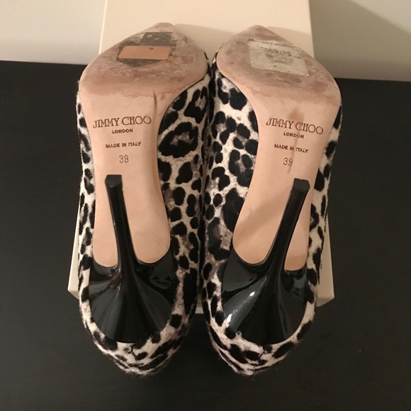 Jimmy Choo leopard pony hair heels - Picture 5 of 6